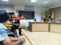 Profissionais da Apae de So Jos do Cedro vo ao Legislativo divulgar campanha Agosto Laranja 
