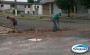 Chuva torrencial volta a causar problemas para moradores prximos ao Loteamento Alta Colina, em So Jos do Cedro